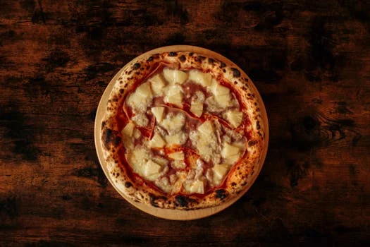 hawaiian pizza pineapple ham tropical combination